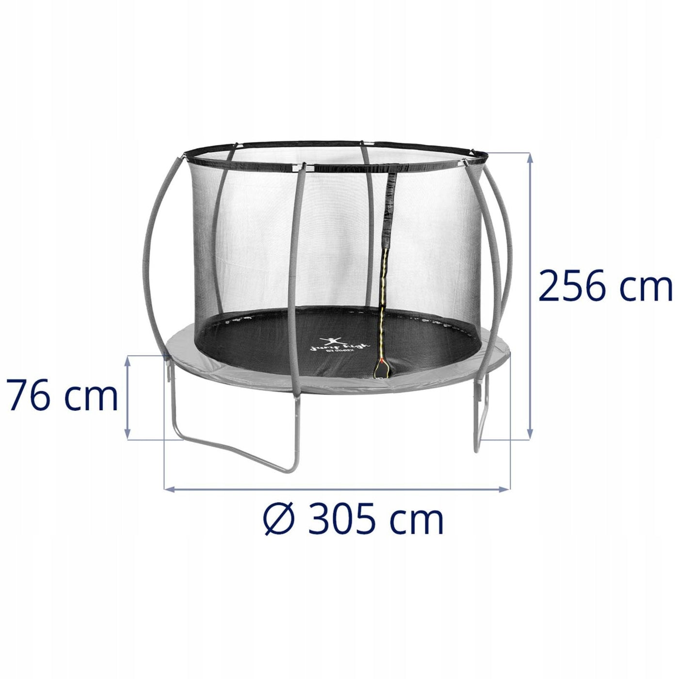 GARDEN TRAMPOLINE LARGE FITNESS TRAINING FUN Max. weight load 100 kg