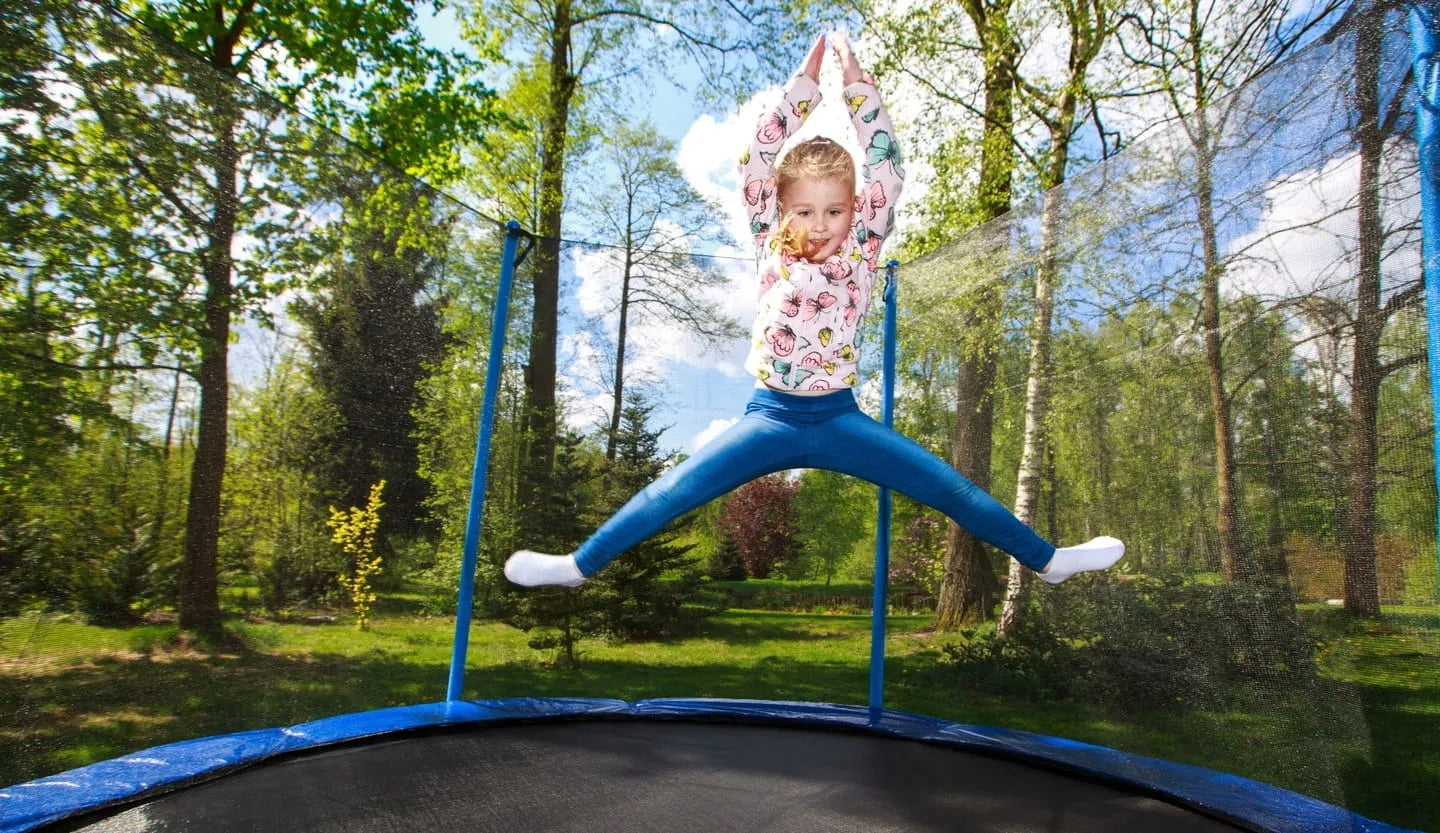 GARDEN TRAMPOLINE MOTION FT8 244CM WITH LADDER + NET Manufacturer code 252cm