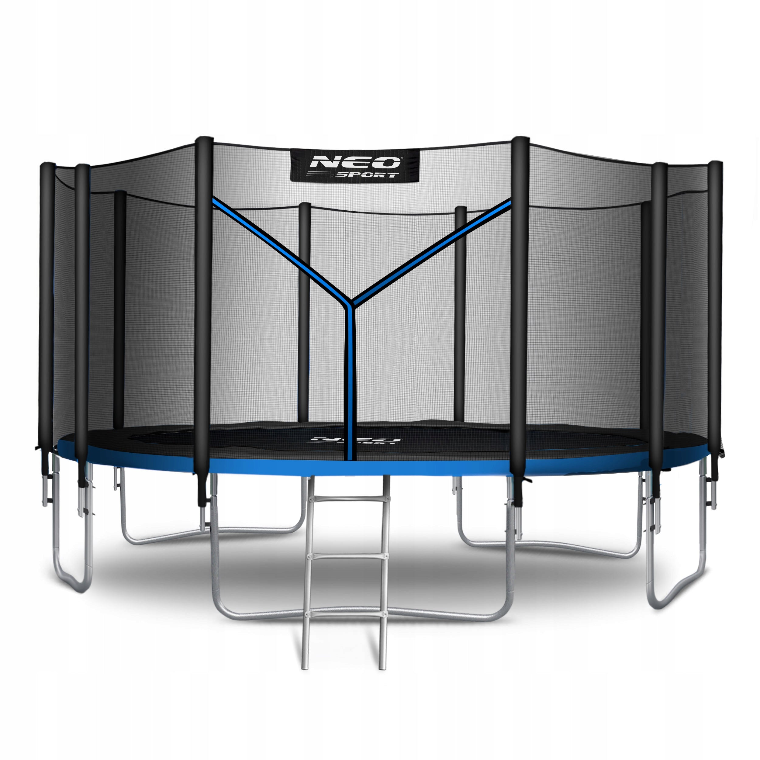 GARDEN TRAMPOLINE for children with OUTDOOR NETTING 435cm 15ft NEOSPORT