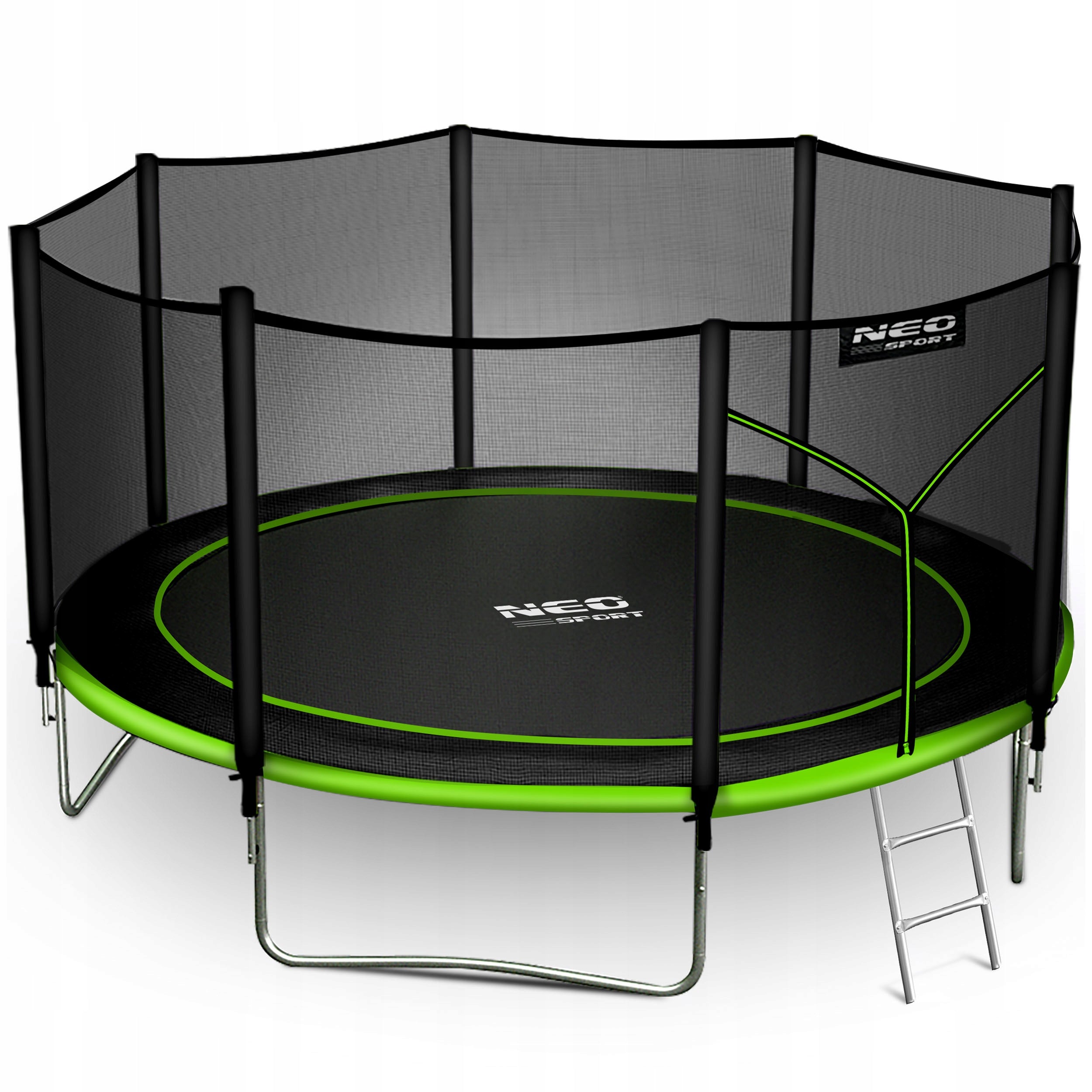 GARDEN TRAMPOLINE for children with outdoor net 374cm 12ft NEOSPORT Brand Neo-sport