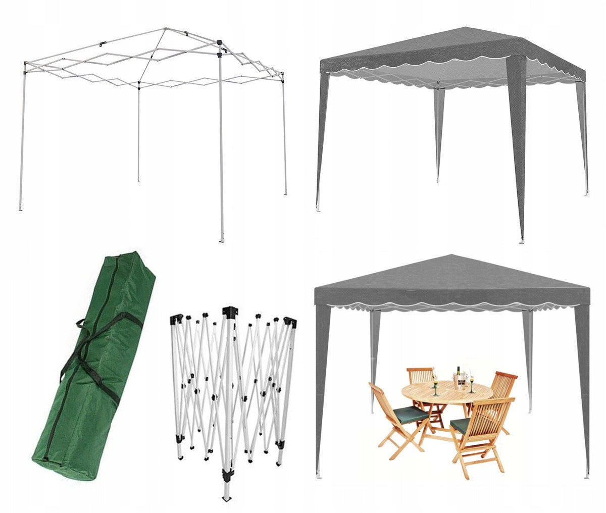 GARDEN Tent COMMERCIAL Pavilion Frame VENDING MACHINE Quick Folding 3X3 METERS Width 3 m