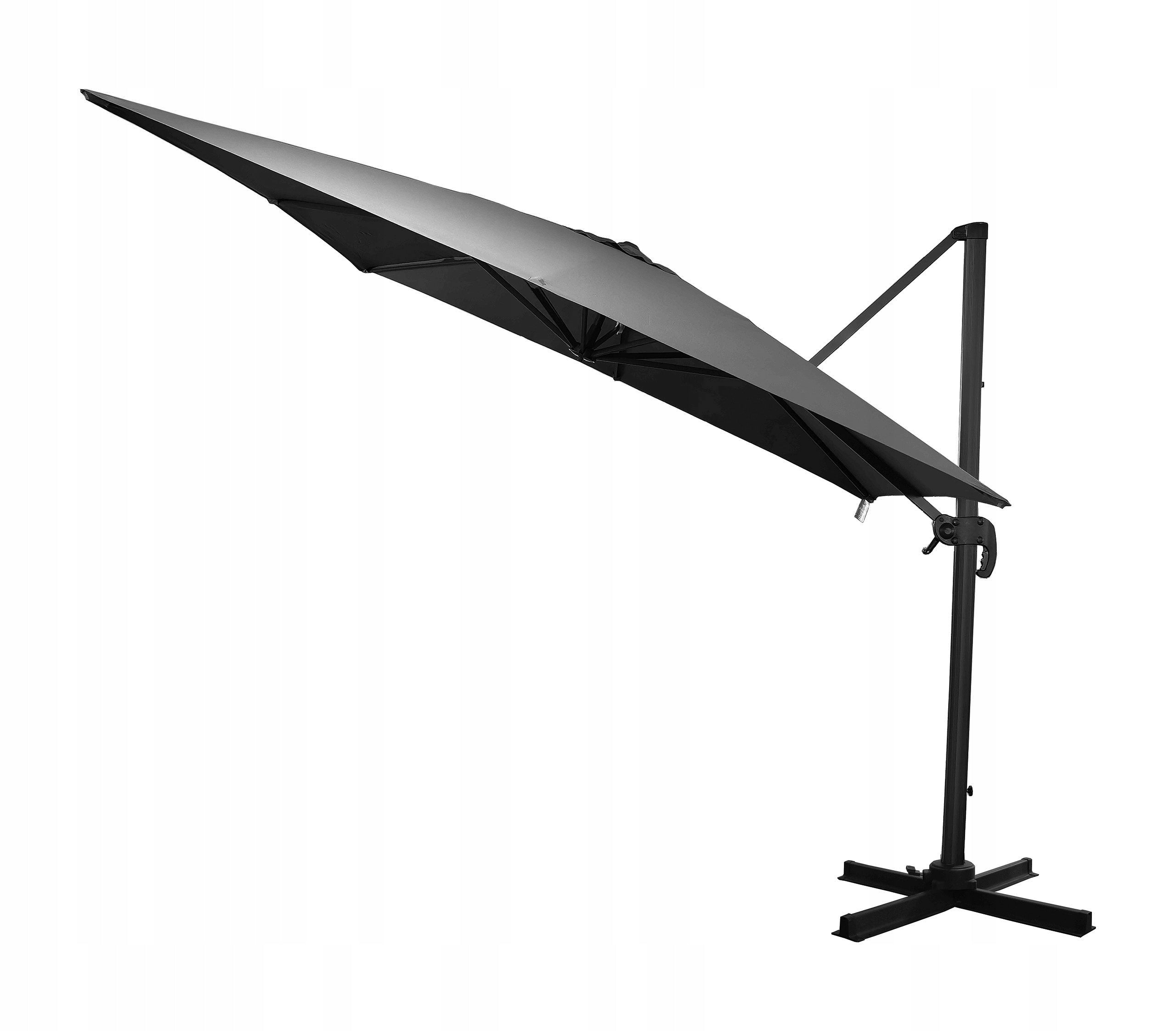 GARDEN UMBRELLA 300 cm FOLDING WITH BOOM COVER AUSTIN C. GREY Manufacturer Kontrast