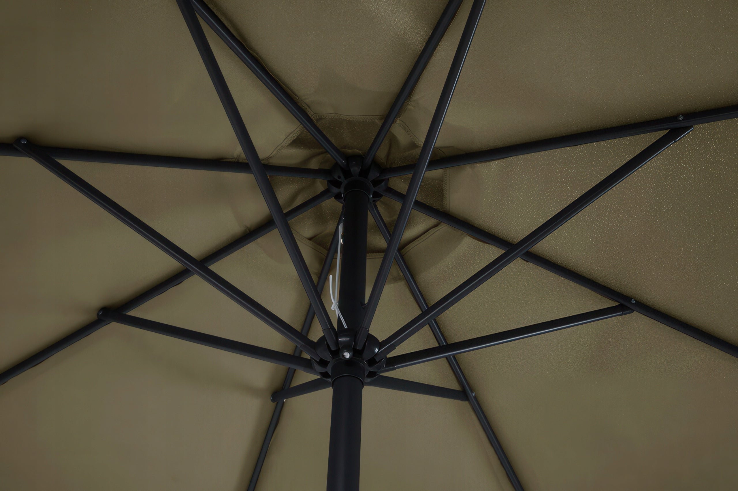 GARDEN UMBRELLA Balcony for Terrace Folding MOOREA Large 300 cm SOLID Diameter/width 3 cm