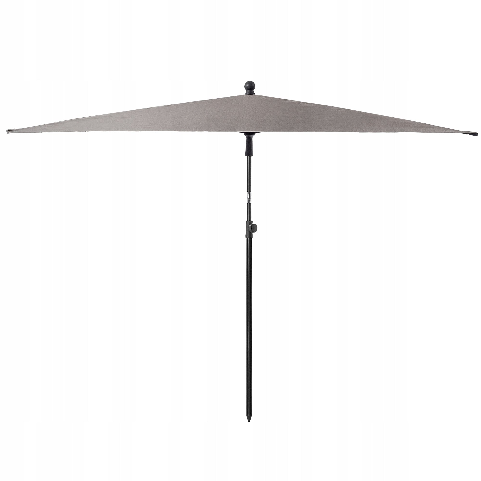 GARDEN UMBRELLA LARGE 210cm FOLDING BALCONY BROKEN RECTANGULAR COVER Color beige
