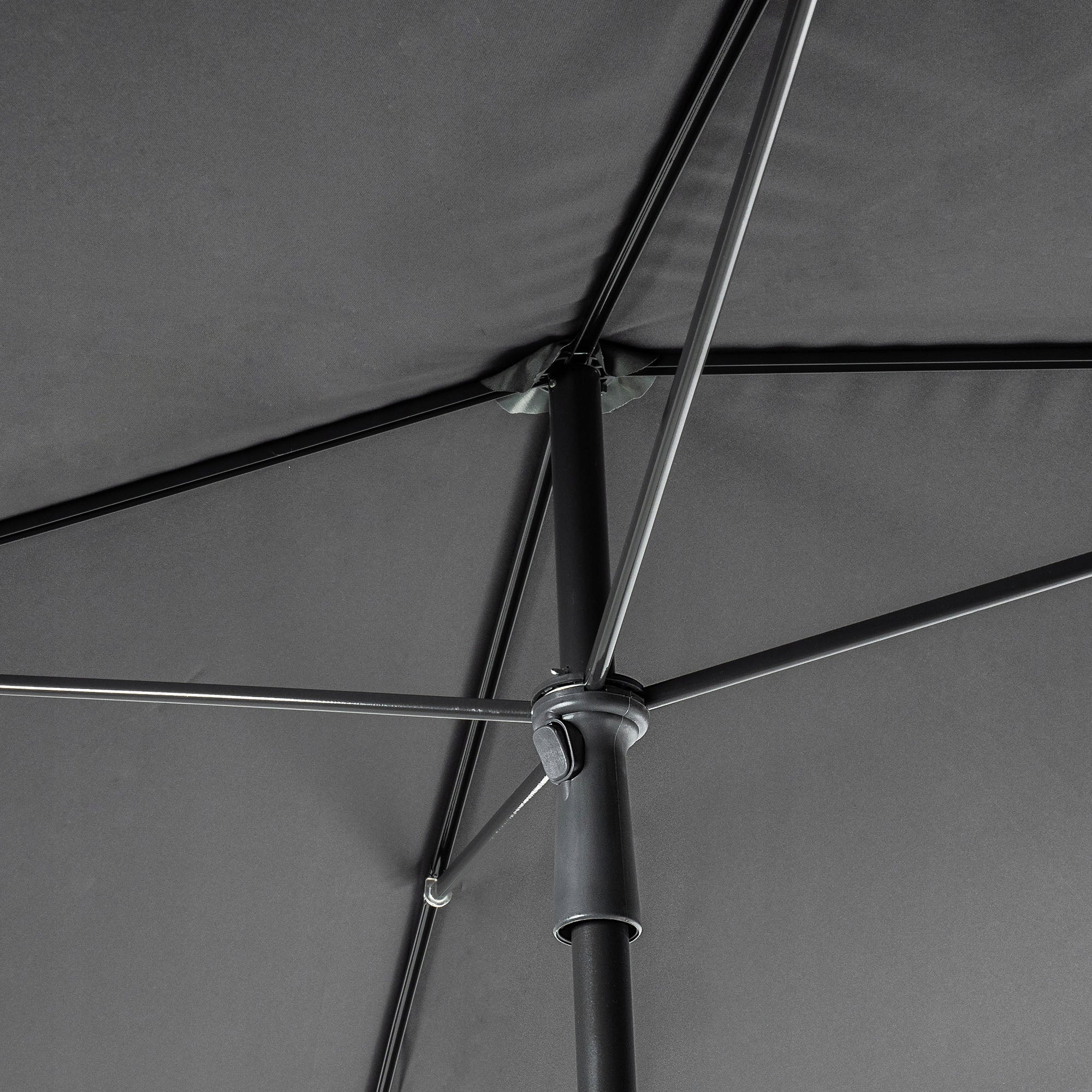 GARDEN UMBRELLA LARGE 210cm FOLDING BALCONY BROKEN RECTANGULAR COVER Diameter/width 210 cm