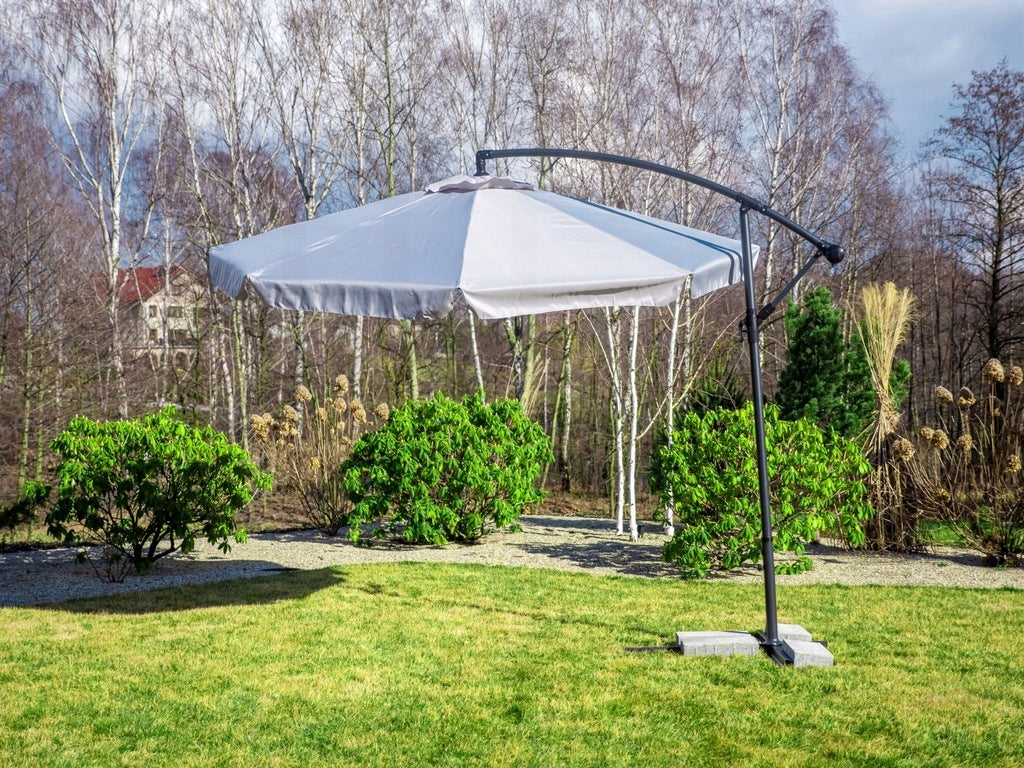 GARDEN UMBRELLA LARGE 350CM FOLDING 8 SEGMENT Product height 250 cm