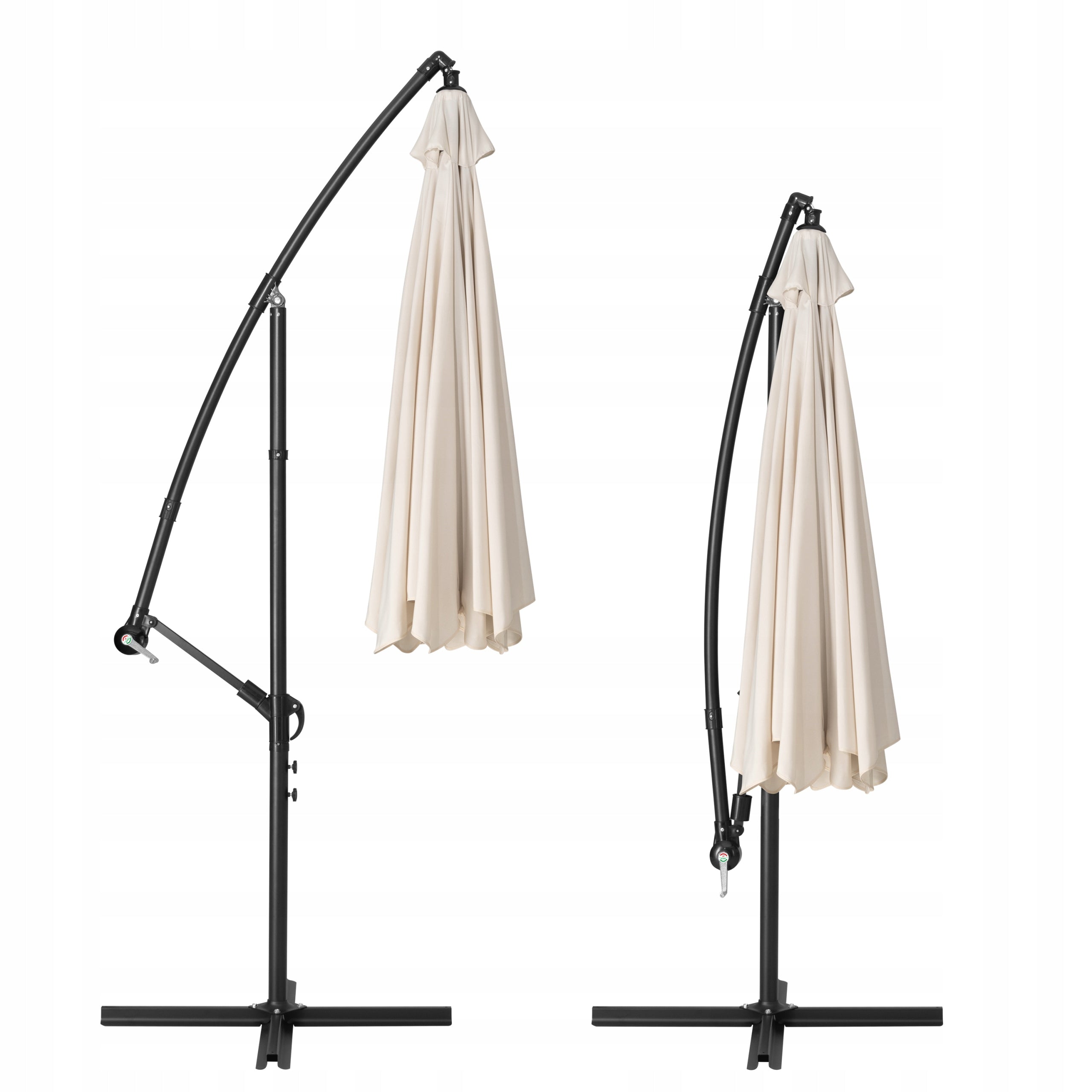 GARDEN UMBRELLA LARGE FOLDING SOLID WITH BOOM AND FRILL + COVER Manufacturer code 5905999067643