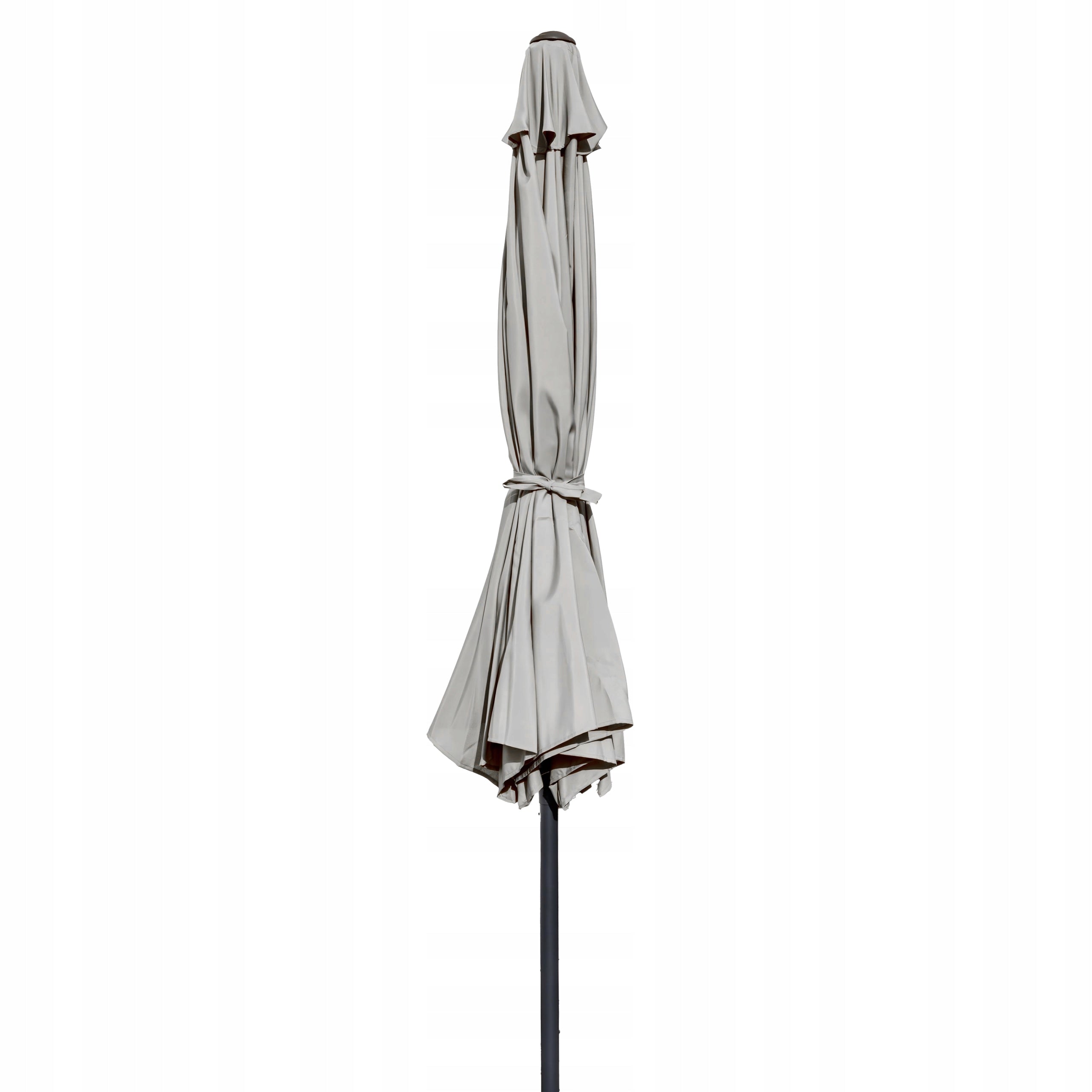 GARDEN UMBRELLA LARGE SIMPLE GREY BALCONY TERRACE FOLDING 300 CM EAN (GTIN) 5904541427904