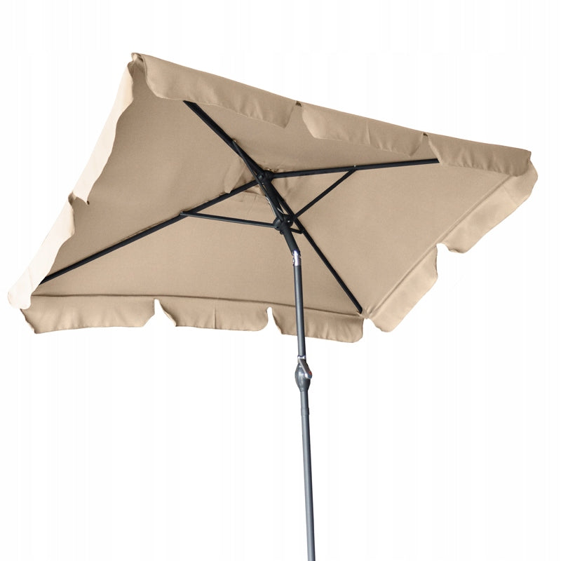 GARDEN UMBRELLA RECTANGULAR ADJUSTABLE FOLDING DENVER MIX