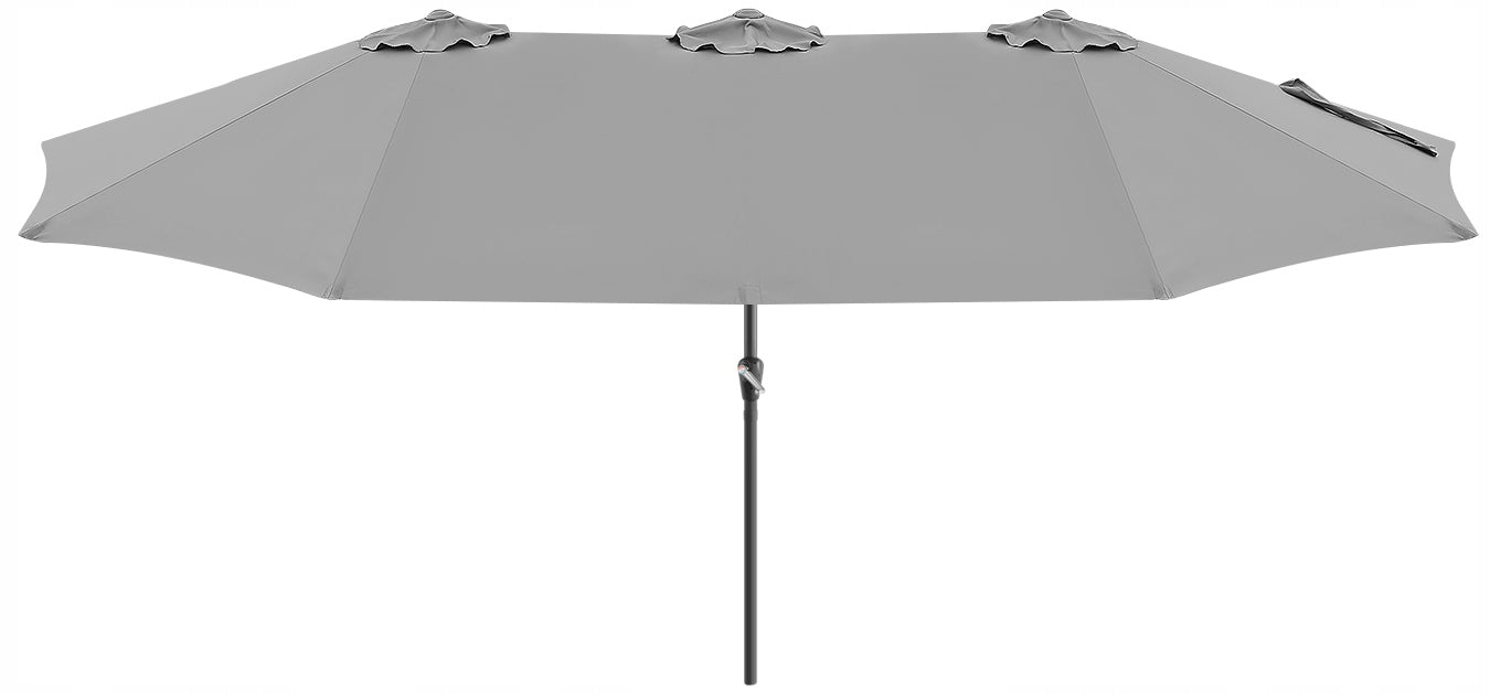 GARDEN UMBRELLA XXL 460x270cm LARGE FOLDING CRANK FOR TERRACE GARDEN Product height 270 cm