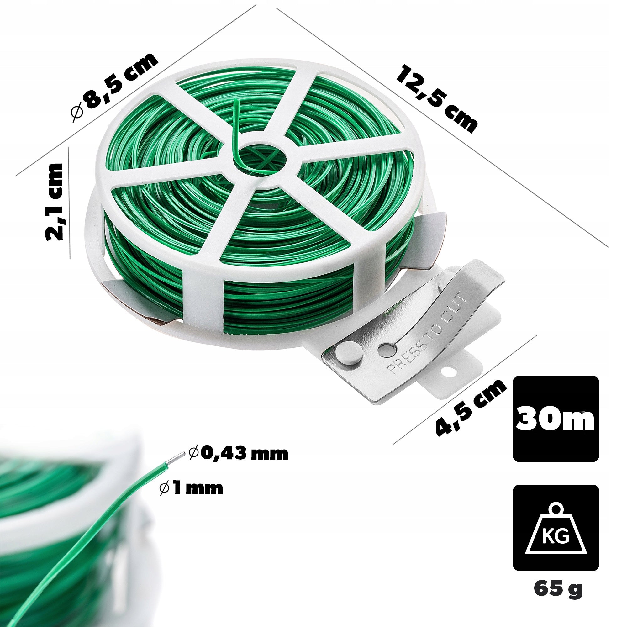 GARDEN WIRE 30 m COATED WITH CUTTER PLANT BINDING EAN (GTIN) 5906638309995