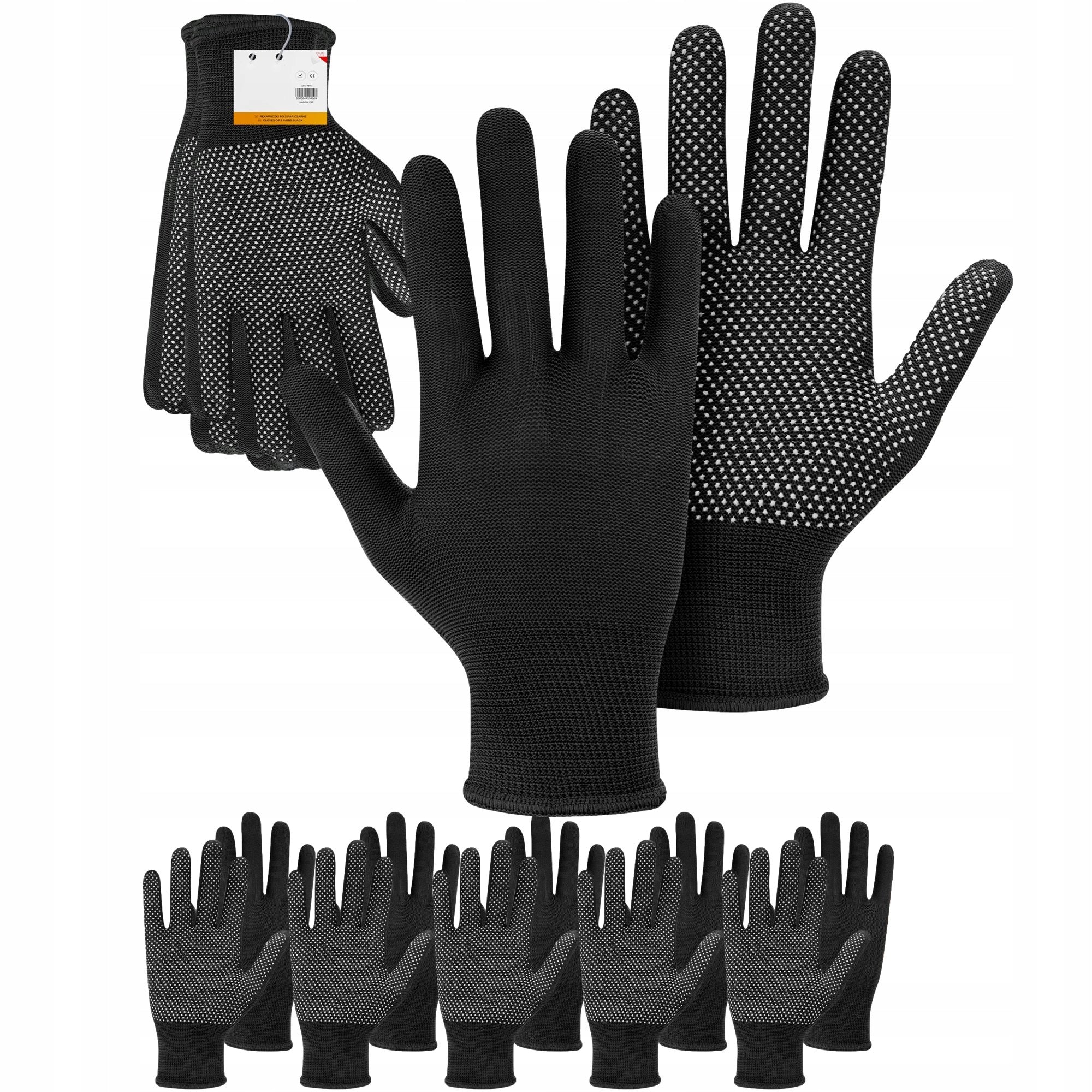 GARDEN WORK GLOVES 5 PAIRS NON-SLIP GARDEN WORKSHOP GLOVES
