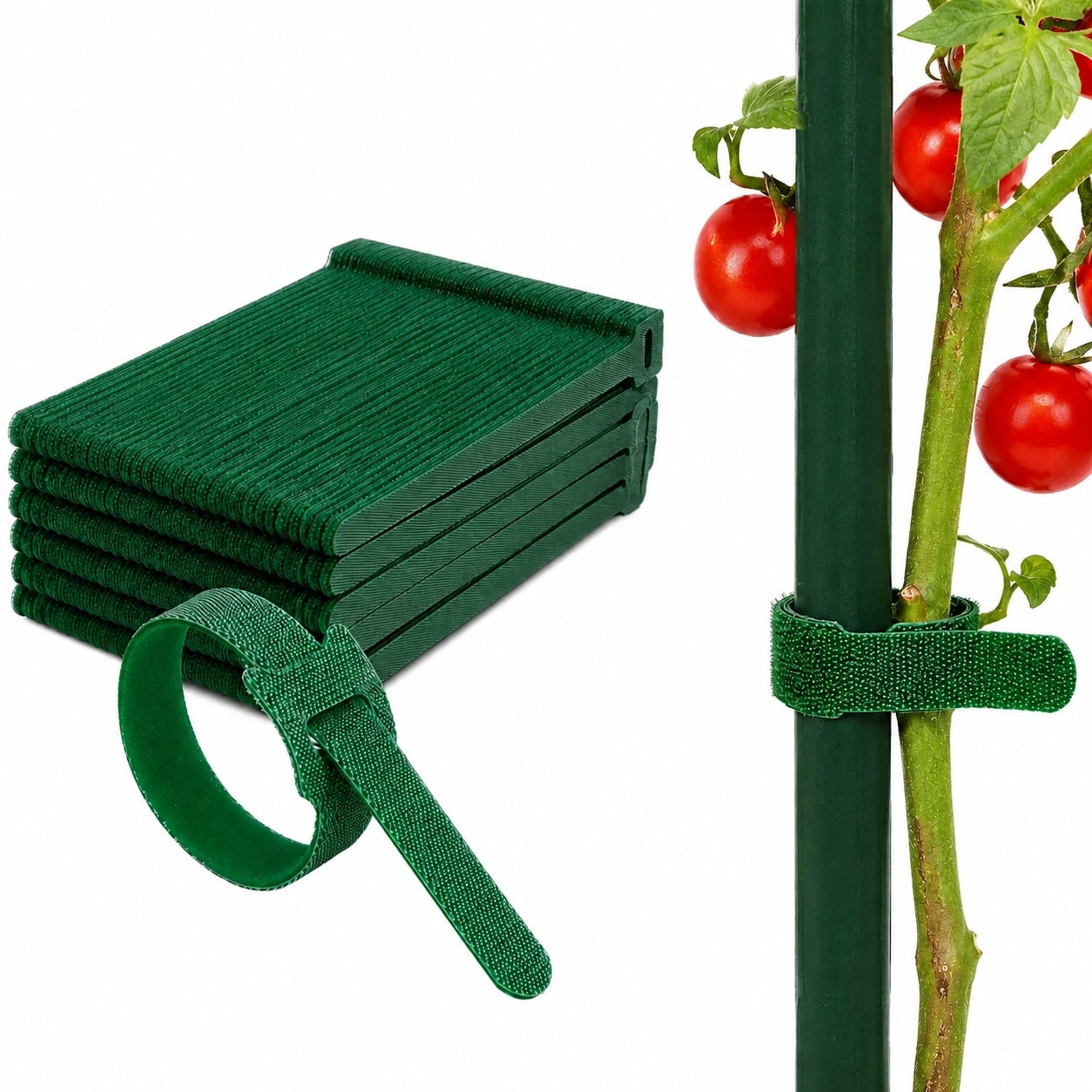 GARDENING BANDS TRITITES CLIPS FOR FASTENING PLANTS CLAMP 10 PCS STRONG