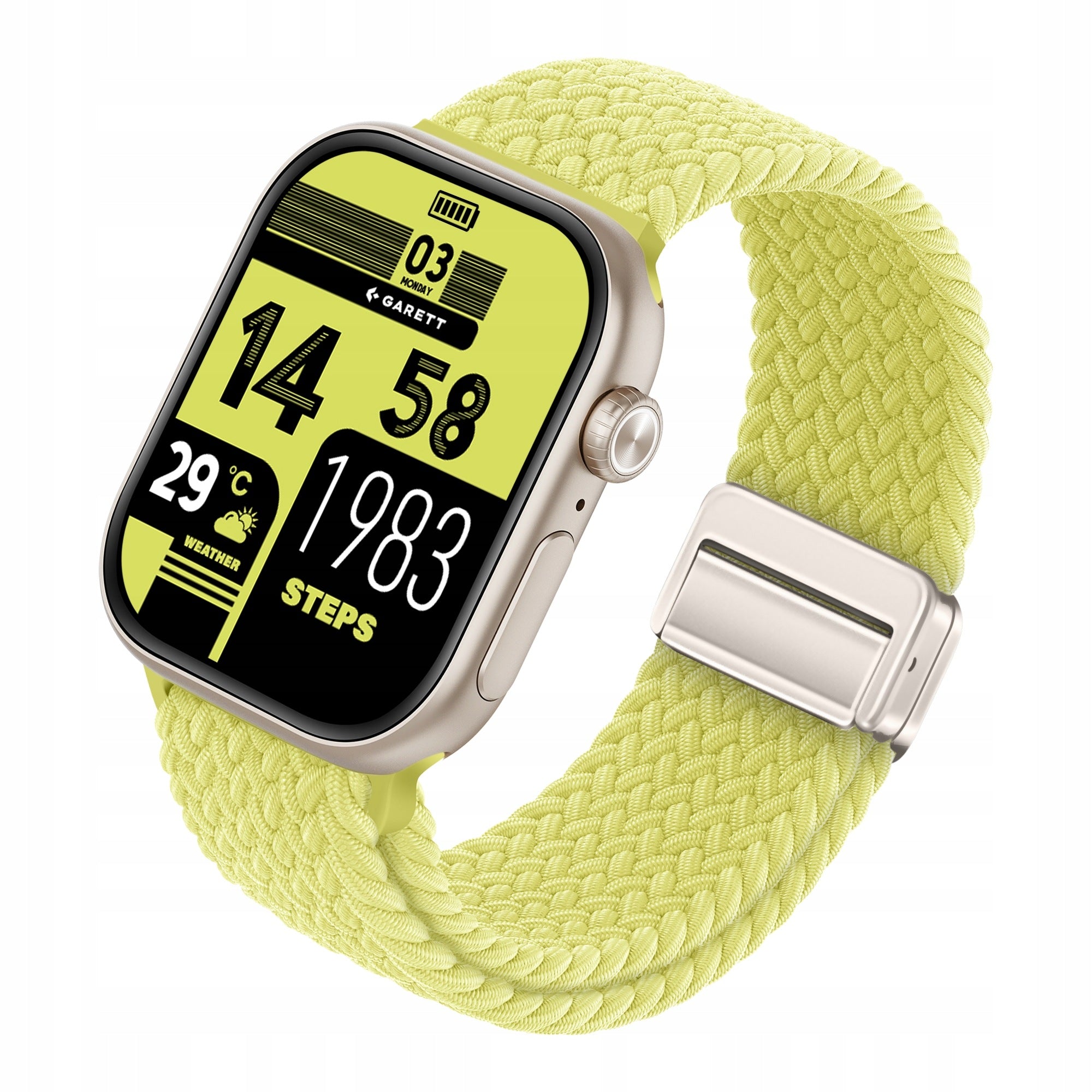 GARETT Smartwatch Next AI SILVER Packaging status original