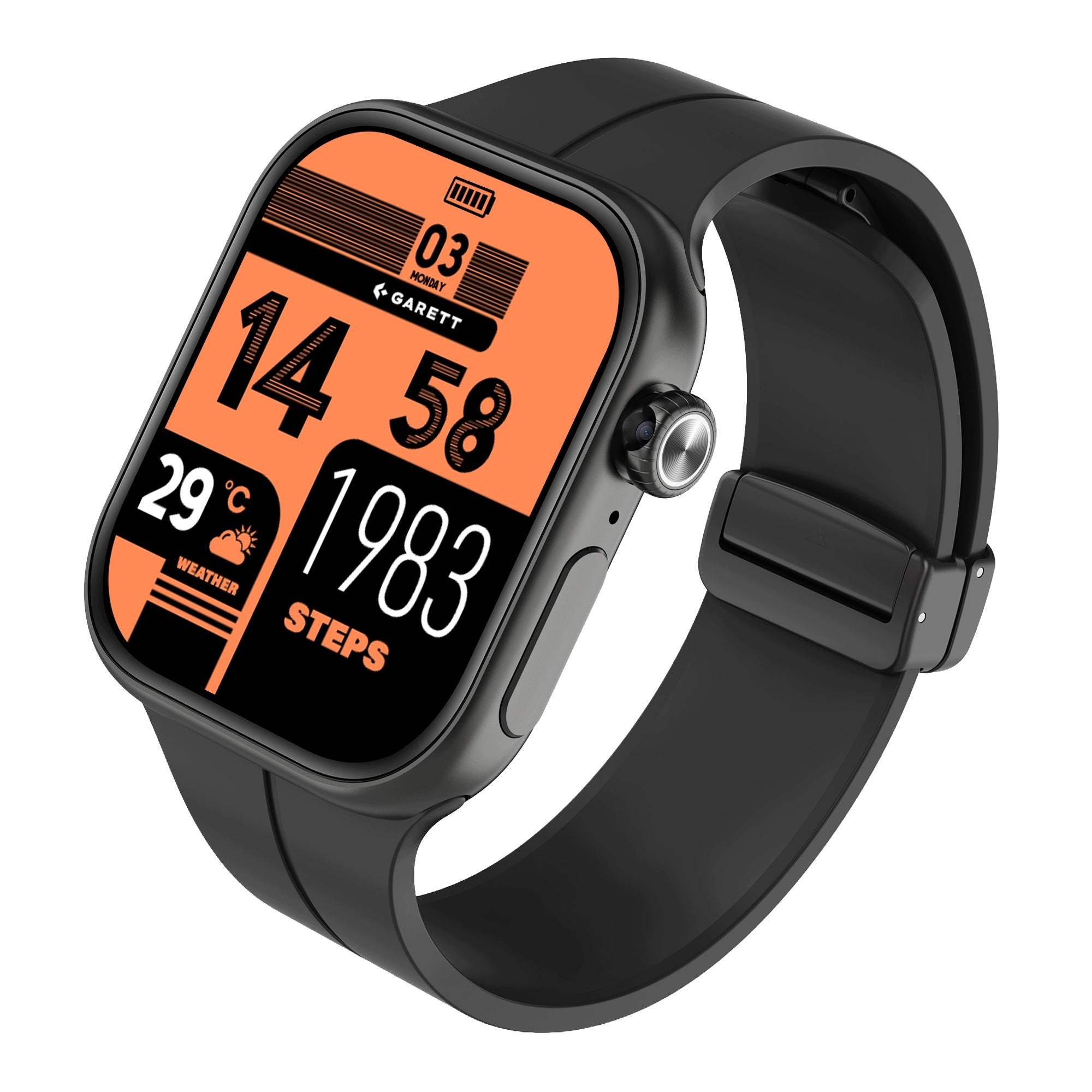 GARETT Smartwatch Next AI black Packaging status original