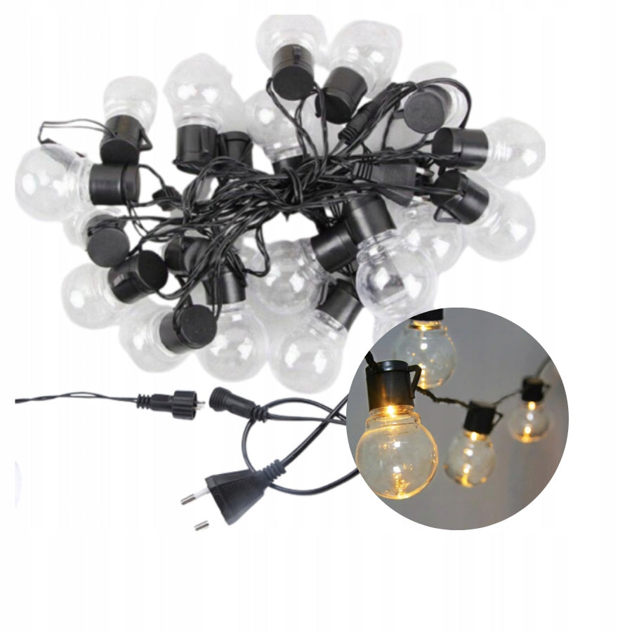 GARLAND GARDEN LIGHTS OUTDOOR LIGHT CHAIN 20 LED 5m