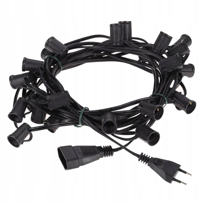 GARLAND LARGE OUTDOOR GARDEN LIGHTS 25 PATIO BALCONY TERRACE 7,6M Length 760 cm