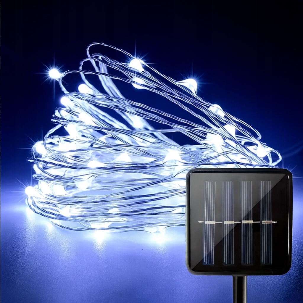 GARLAND LED GARDEN SOLAR LIGHTS SOLAR CHAIN 12 M GARDEN