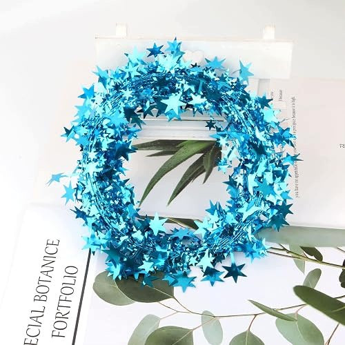 GARLAND STARS 7 5M WIRE METAL CHRISTMAS DECORATION FOR HOME Brand no brand