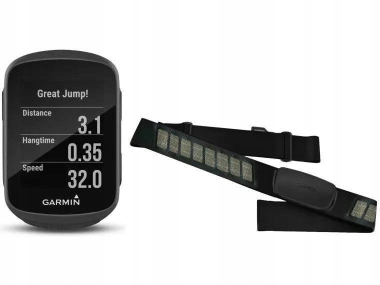 Fahrradcomputer mit GPS-Navigation Garmin Edge 130 Plus Bundle, schwarz 