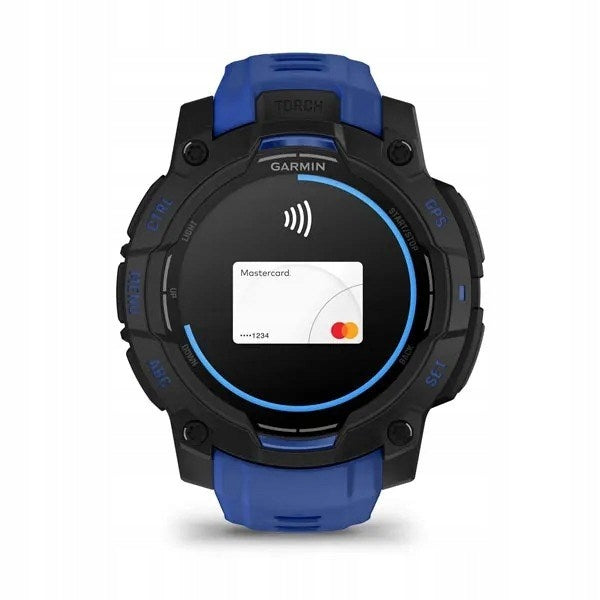 GARMIN Instinct 3 AMOLED 45mm Black/Bolt Blue Brand Garmin