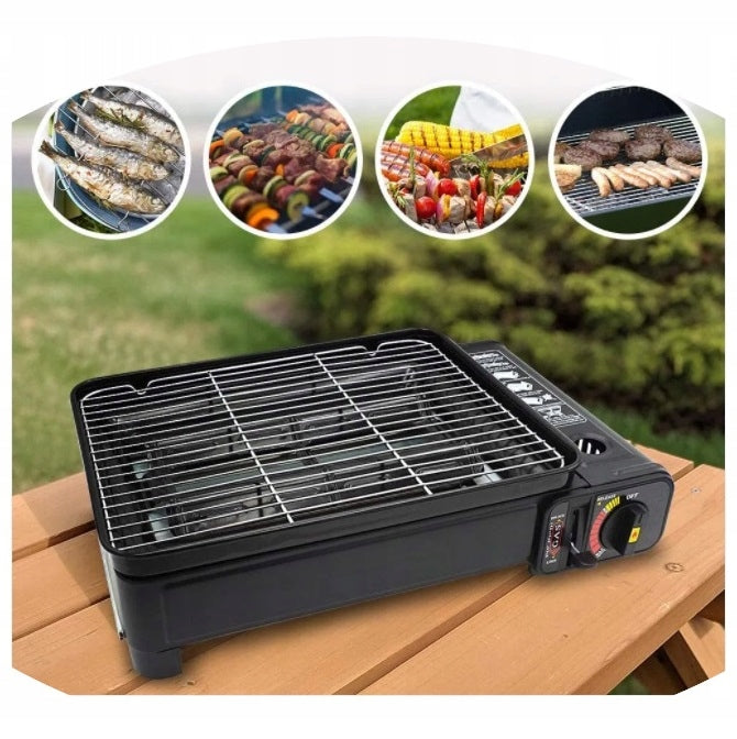 GAS CARTRIDGE GRILL TOURIST GAS STOVE PORTABLE WITH PAN Brand no brand