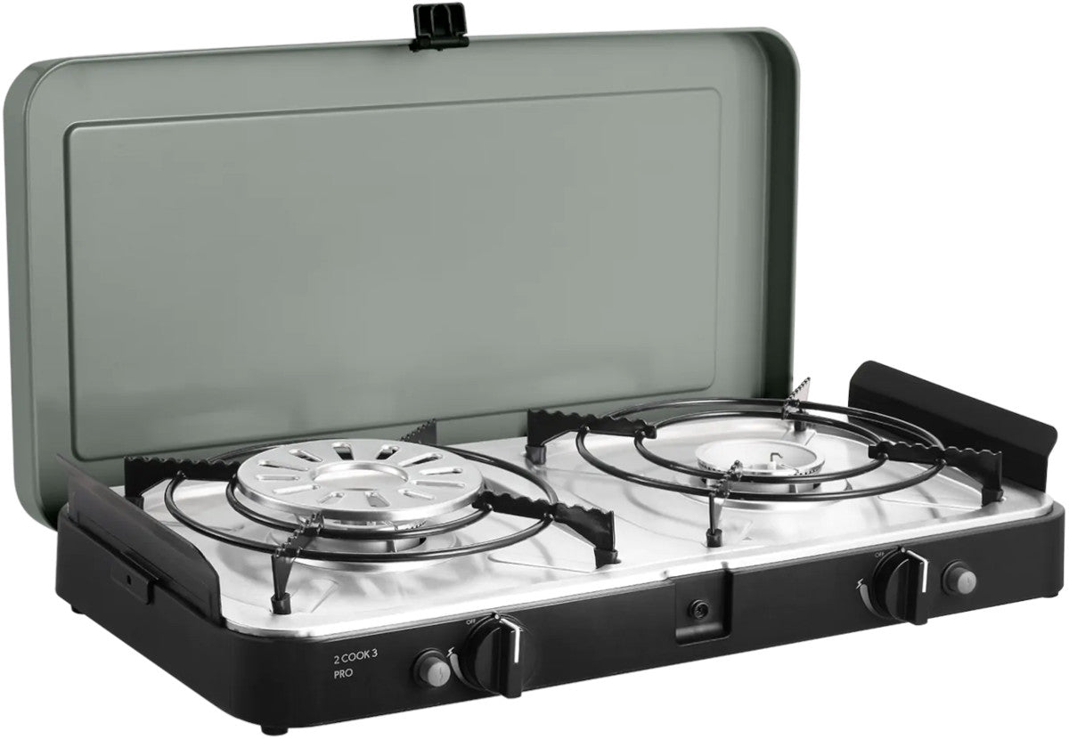 GAS COOKER 2-BURNER PIEZO CADAC 2 COOK 3 PRO DELUXE 30mbar Brand Cadac