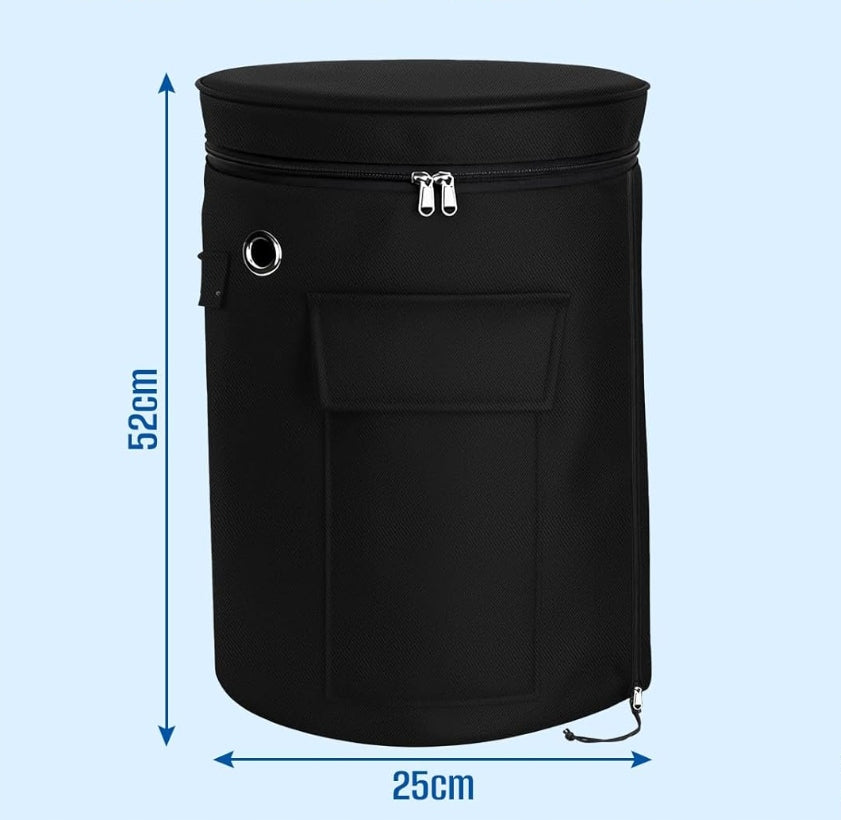 GAS CYLINDER COVER WATER RESISTANT UV RAYS COVER BLACK 30x30 Packaging status original