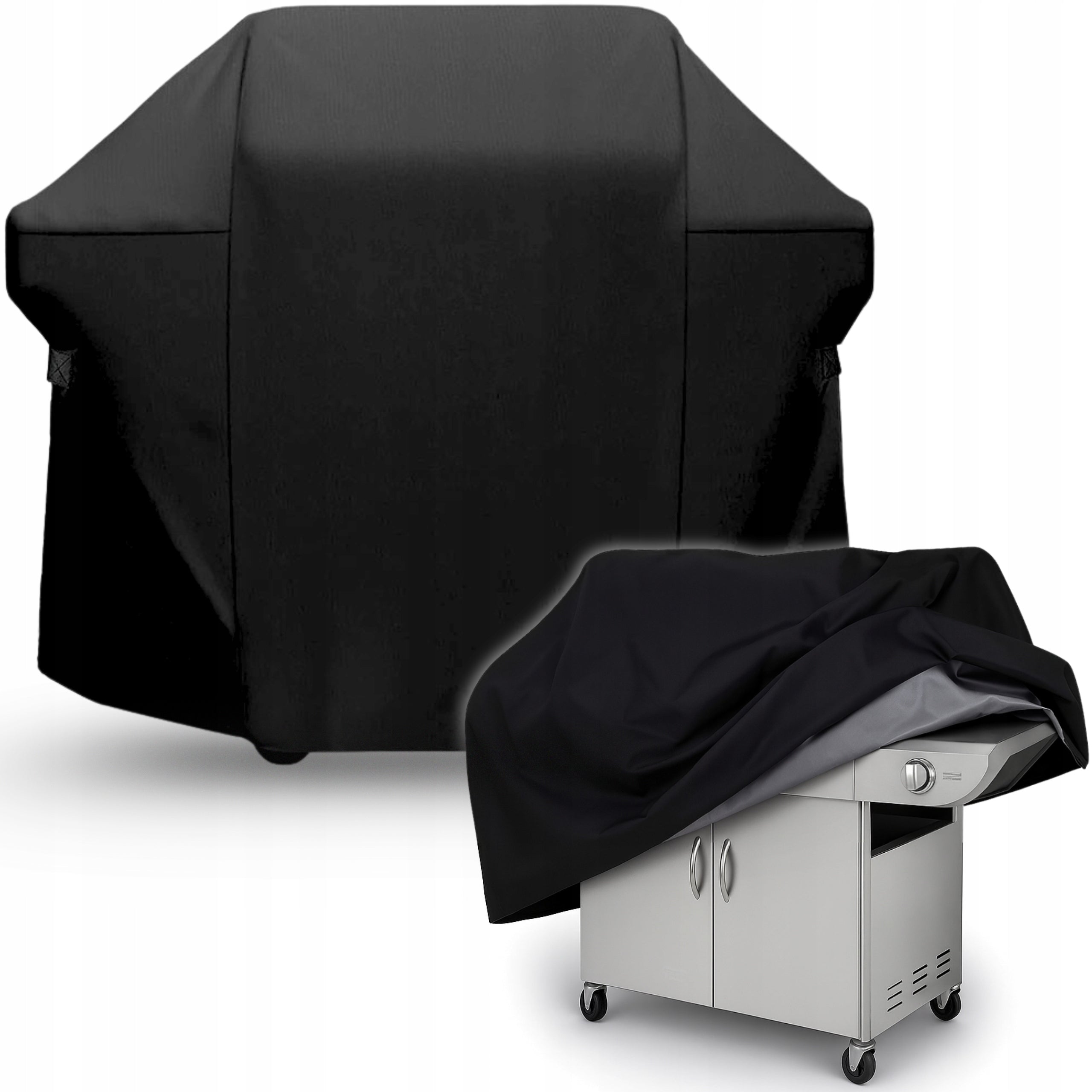 GAS GRILL COVER GRILL TARPAULIN WATERPROOF DURABLE BLACK