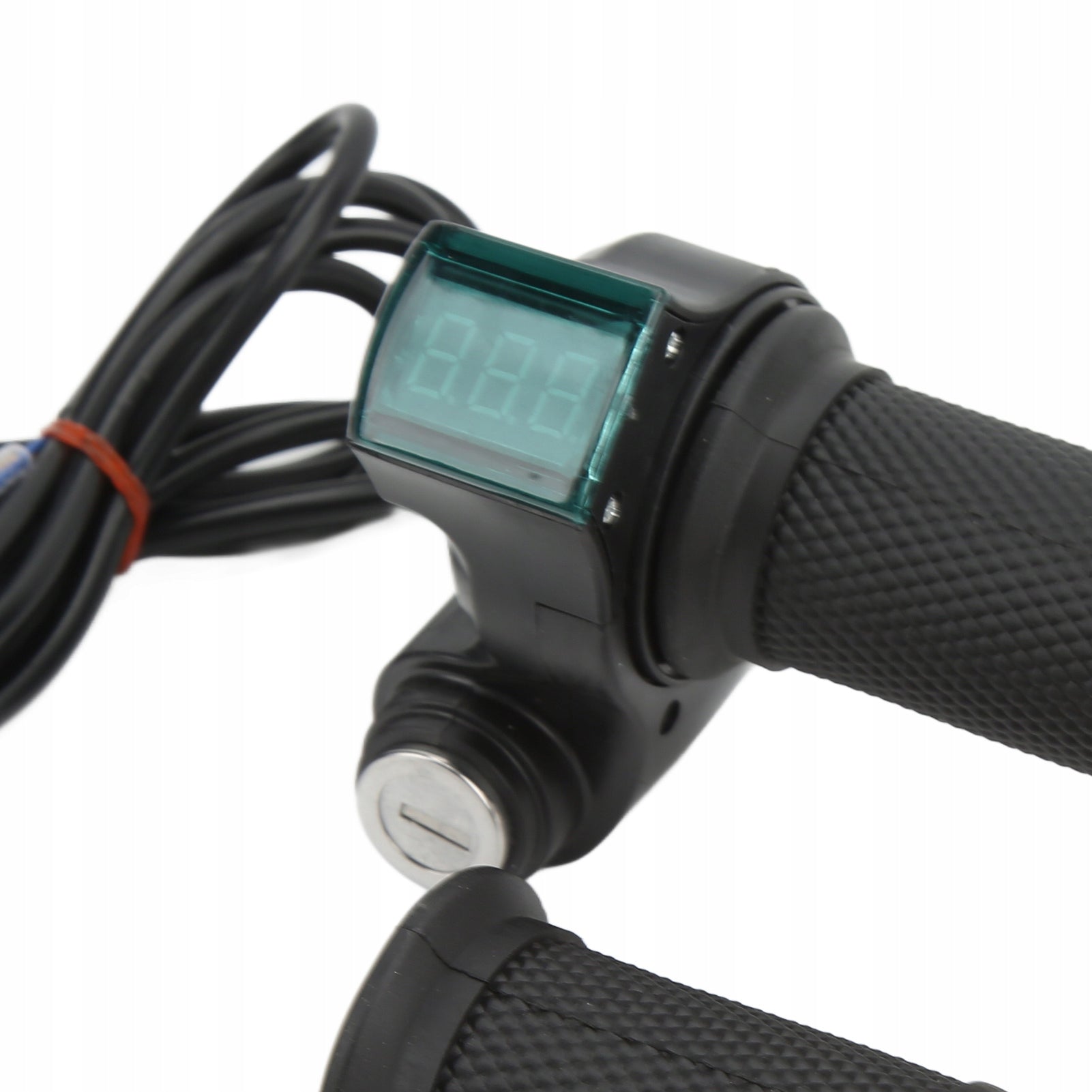 GAS HANDLE FOR ELECTRIC SCOOTER WITH DISPLAY AND IGNITION 12V-99V Batteries included no