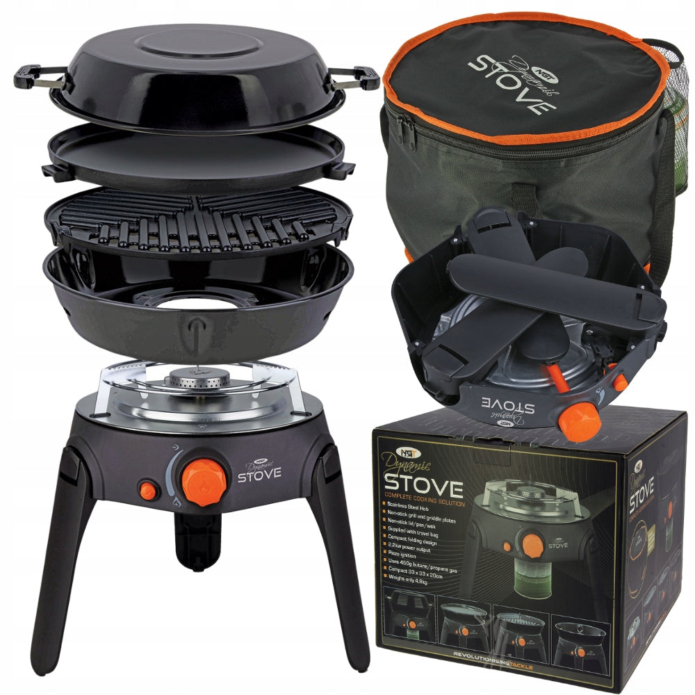GAS STOVE TOURIST GRILL PIEZO STOVE DYNAMIC NGT
