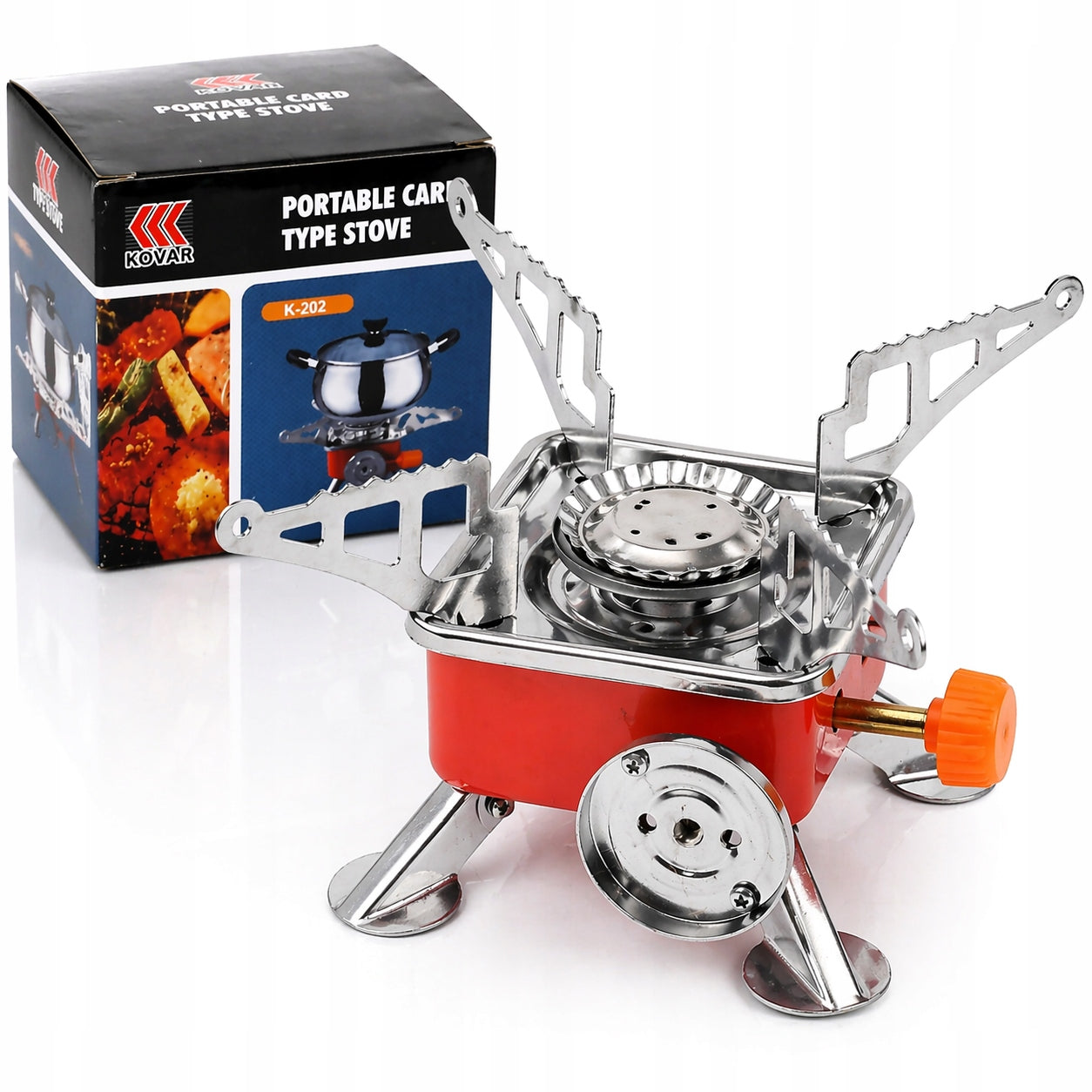 GAS TOURIST STOVE FOR CARTOUCHES FOLDING CMPING OUTDOOR CASE