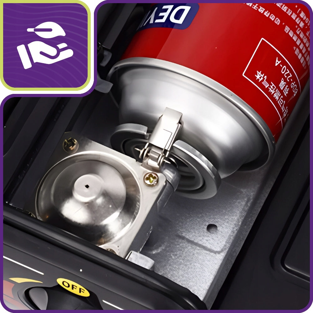 GAS TOURIST STOVE PORTABLE GAS BURNER FOR CARTRIDGES + SUITCASE Manufacturer code kuchenka jednopalnikowa gazowa