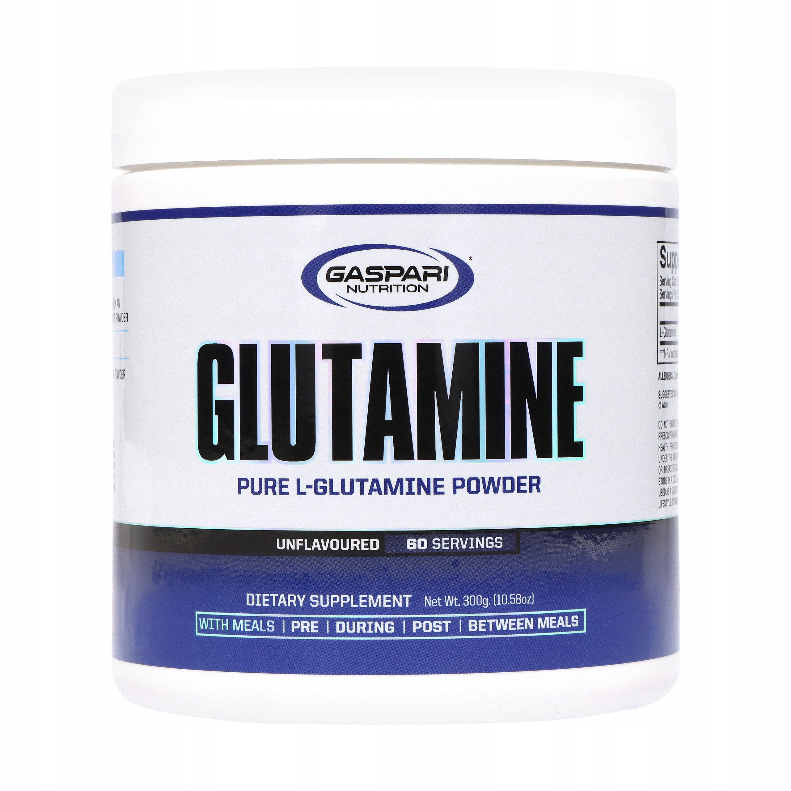 GASPARI L-GLUTAMINE 300G PURE NATURAL GLUTAMINE INTESTINE IMMUNITY