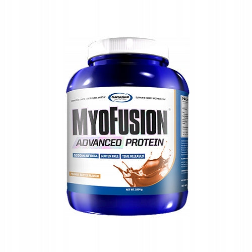 GASPARI MYOFUSION Protein 1814g WPC WPI WPH Peanut Butter 52 Servings Expiration date at least six months from the date of purchase