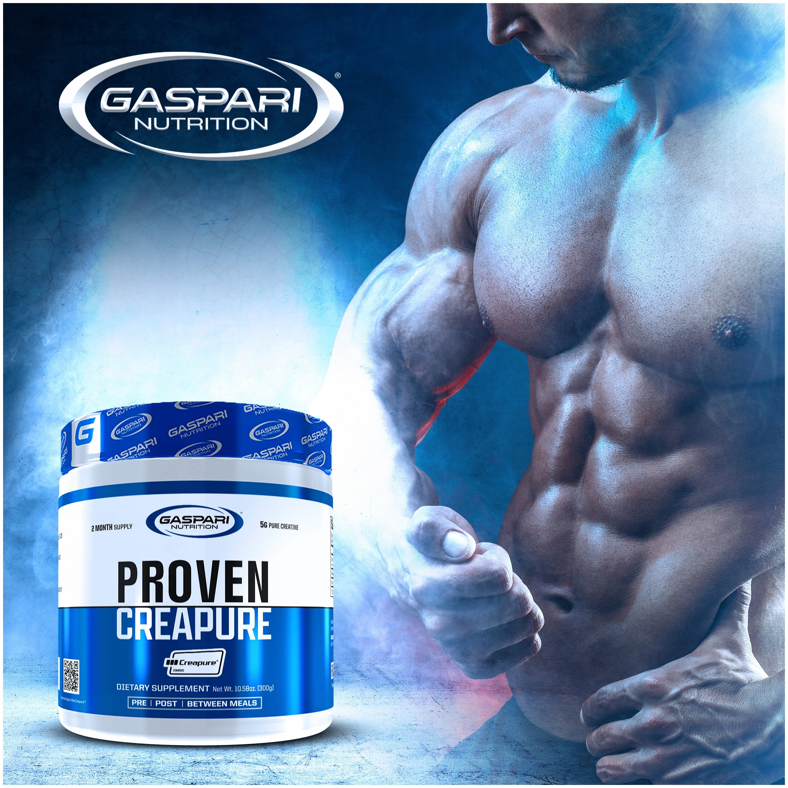 GASPARI PROVEN CREATINE 300G CREAPURE PURE CREATINE Expiration date at least six months from the date of purchase