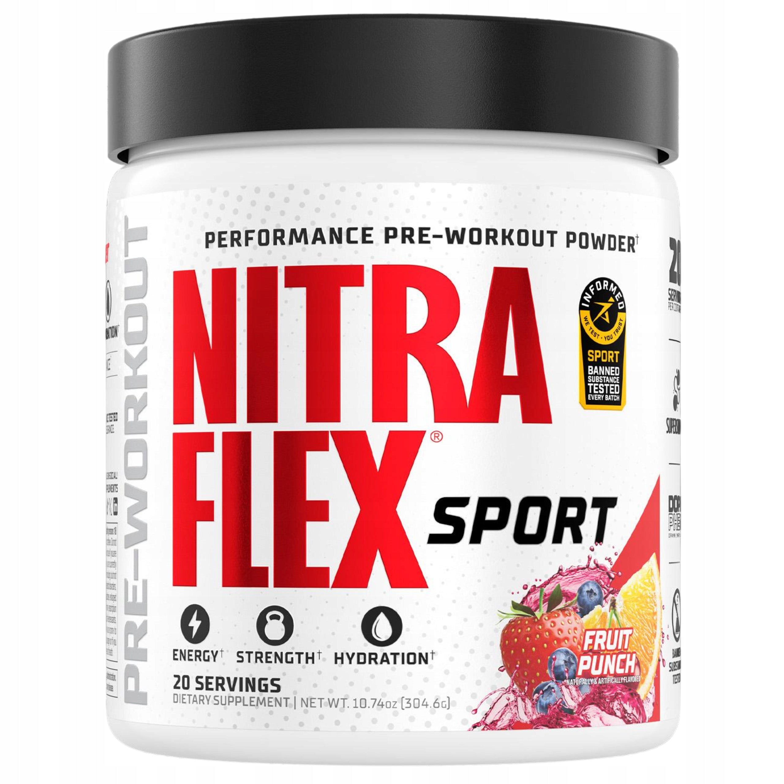 GAT Sport | Pre-workout Conditioner | 304 g | Fruit Punch | Energy | Power