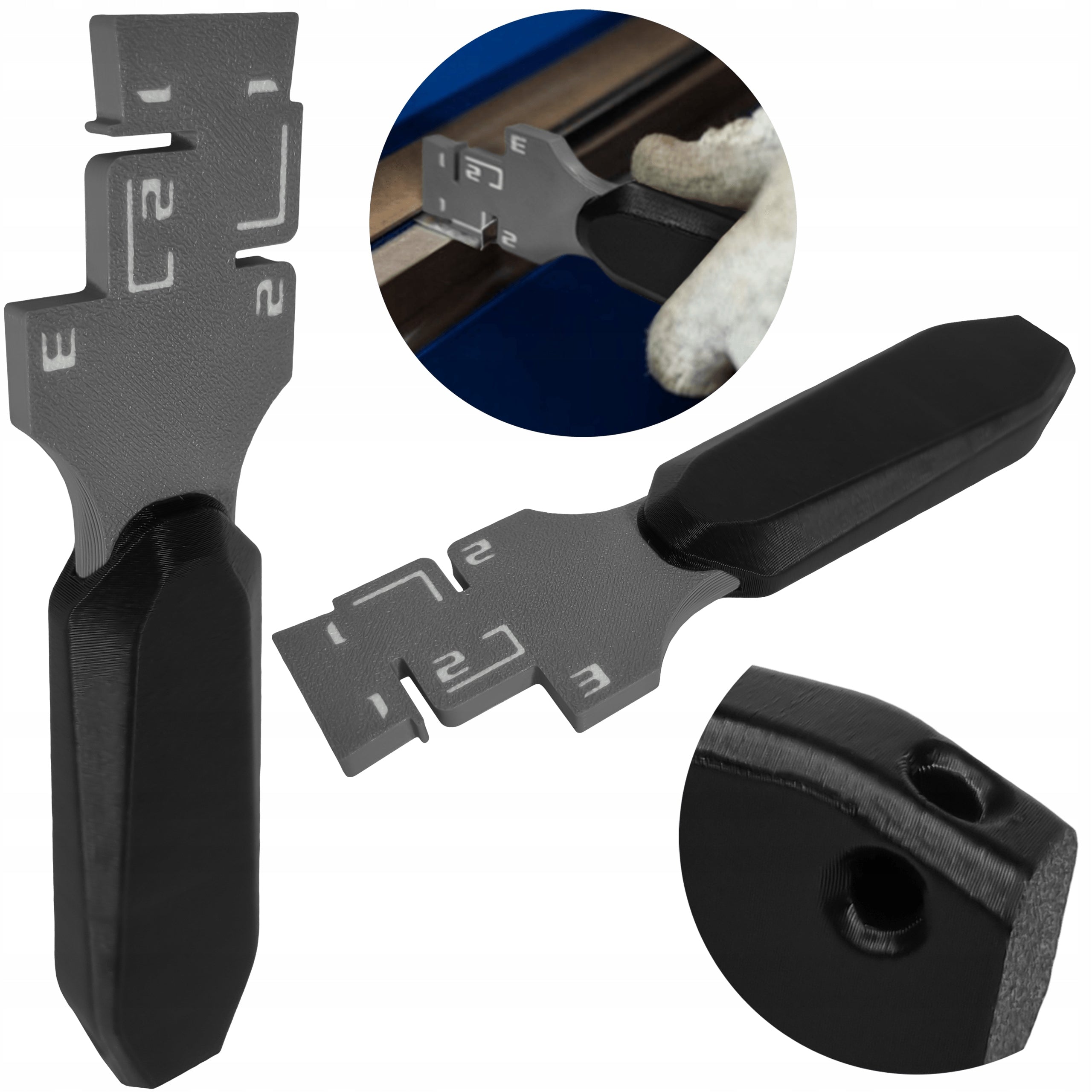 GAUGE FOR BENDING MACHINE ROOFING TOOL FOR HEM PROFILING