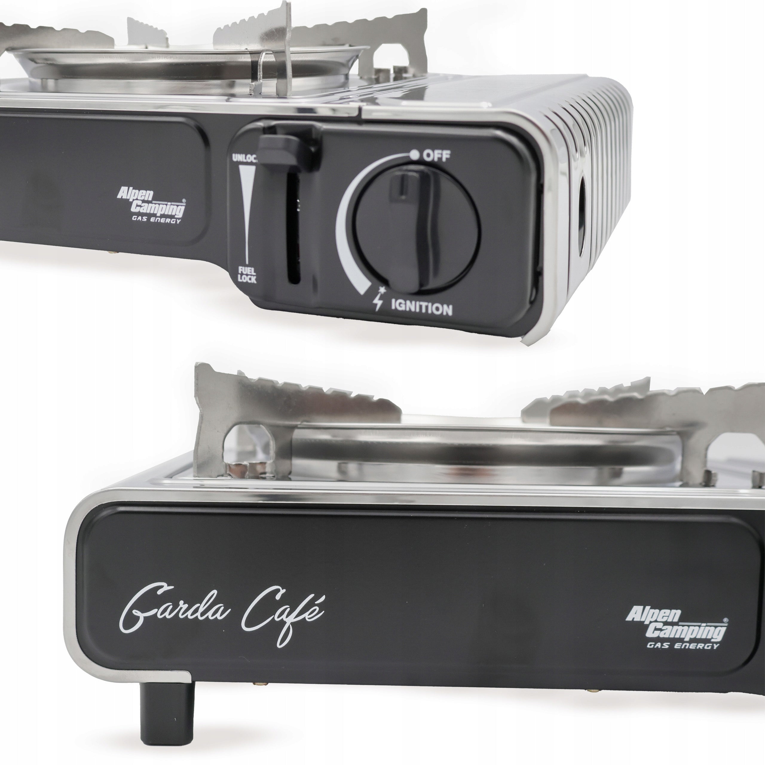 GAZ STOP tourist gas stove for Alpen Camping GARDA gas cartridge Brand Alpen Camping