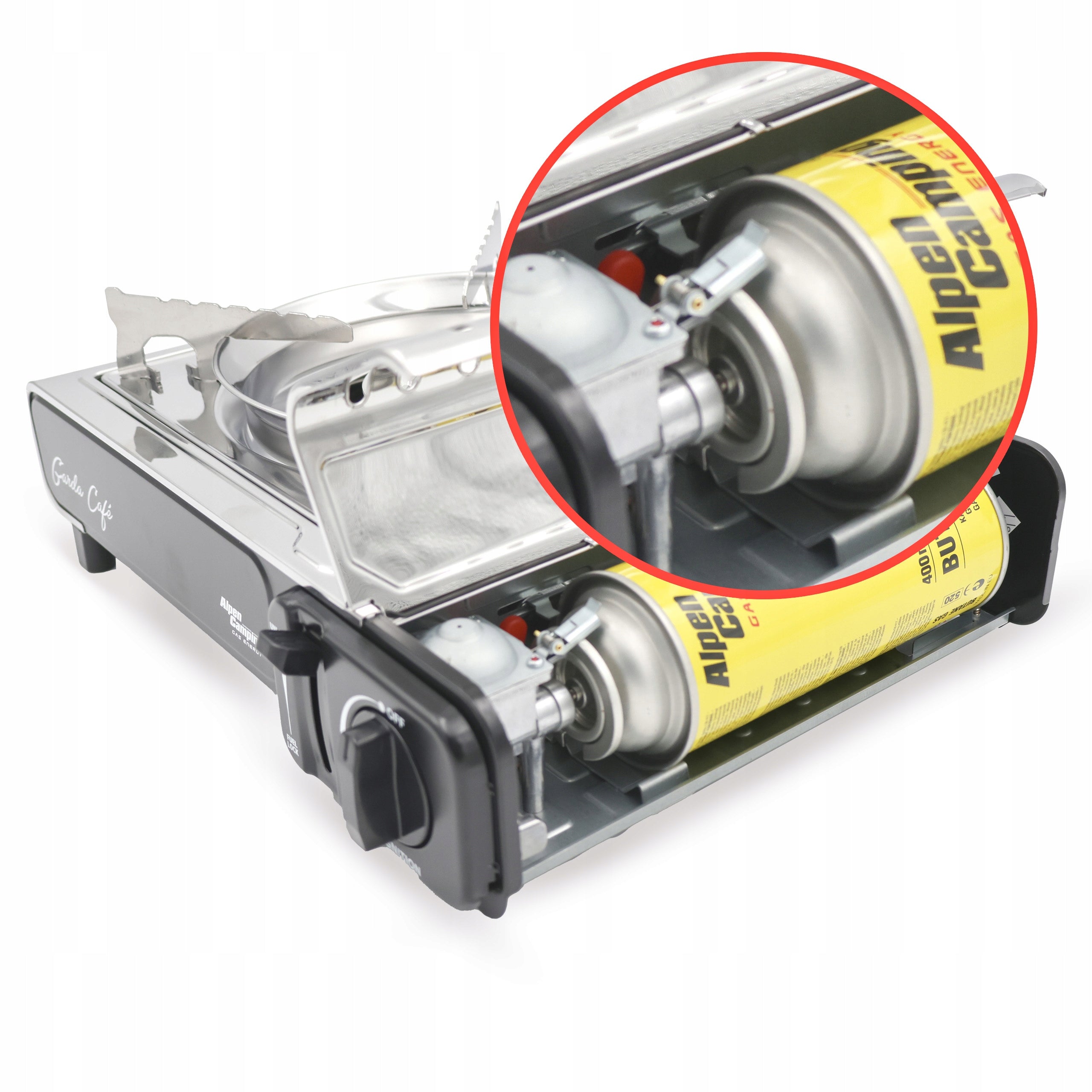 GAZ STOP tourist gas stove for Alpen Camping GARDA gas cartridge EAN (GTIN) 5905143042182