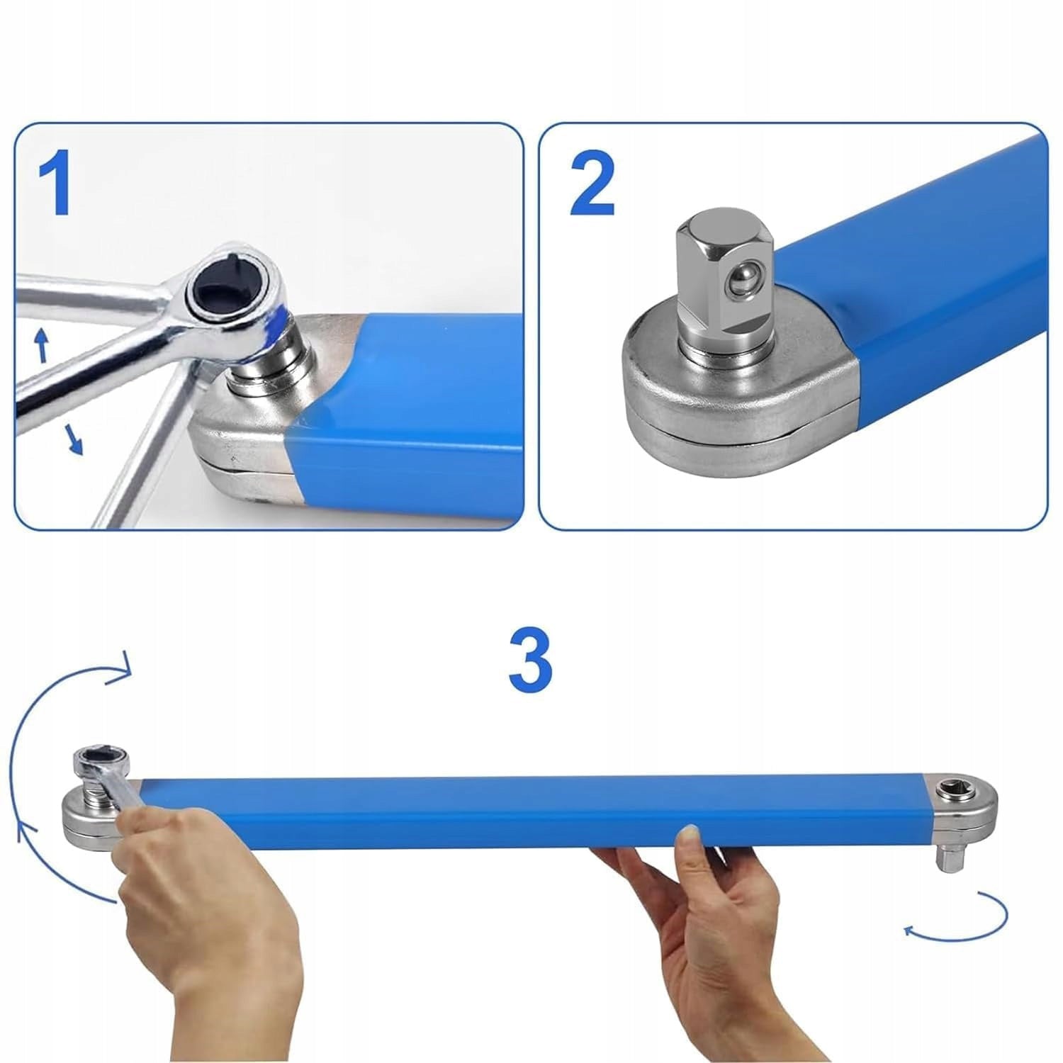 GEAR WRENCH Extension ADAPTER Rattles 1/4 1/2 3/8 Set Manufacturer code przedłużenie klucza
