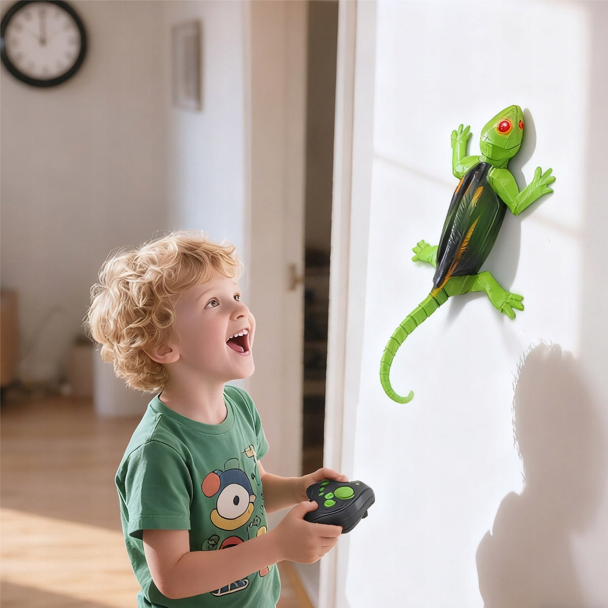 GECKO INTERACTIVE HEX BOTS WALL CLIMBER REPTILE ROBOT RC CRAWLS ON WALLS Brand no brand