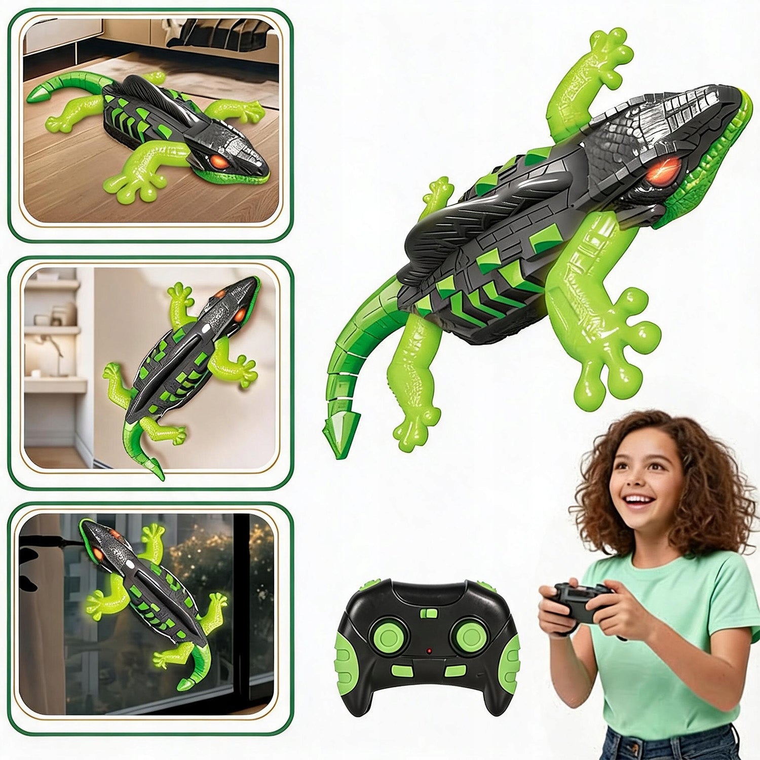 GECKO REMOTE CONTROLLED ANTI-GRAVITY WALL RIDING WITH LED FOR KIDS Brand no brand