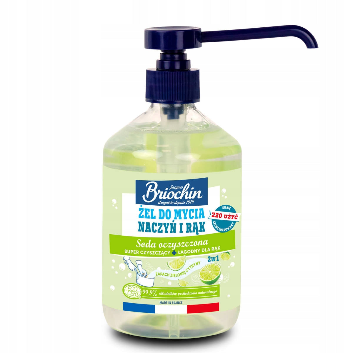 GEL DISHWASHING LIQUID AND HAND BAKING SODA 500ML BRIOCHIN