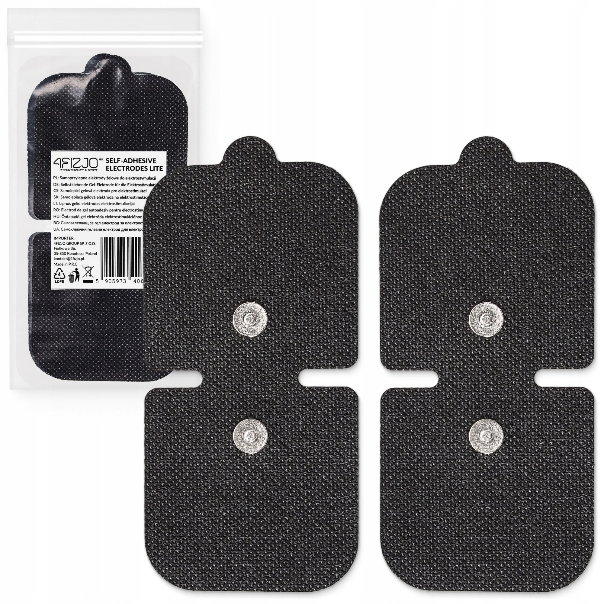 GEL ELECTRODES PADS FOR ELECTROSTIMULATION OVERLAY STIMULATION COMBO 2 pcs.