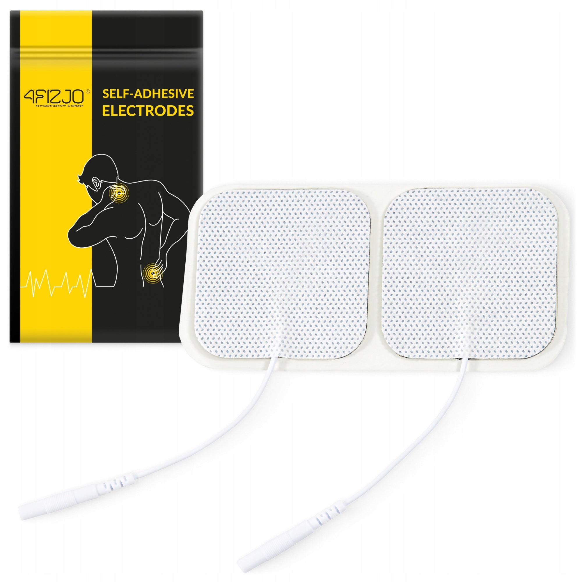 GEL ELECTRODES PADS FOR ELECTROSTIMULATION OVERLAY STIMULATION TENS 2 pcs.