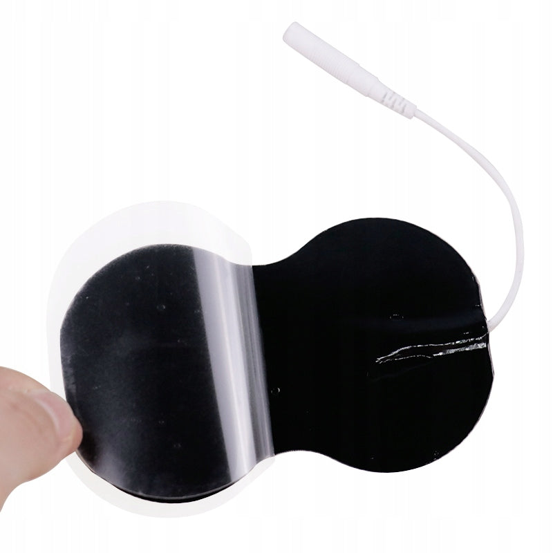 GEL ELECTRODES TENS EMS ELECTROSTIMULATOR 4x Batteries included no
