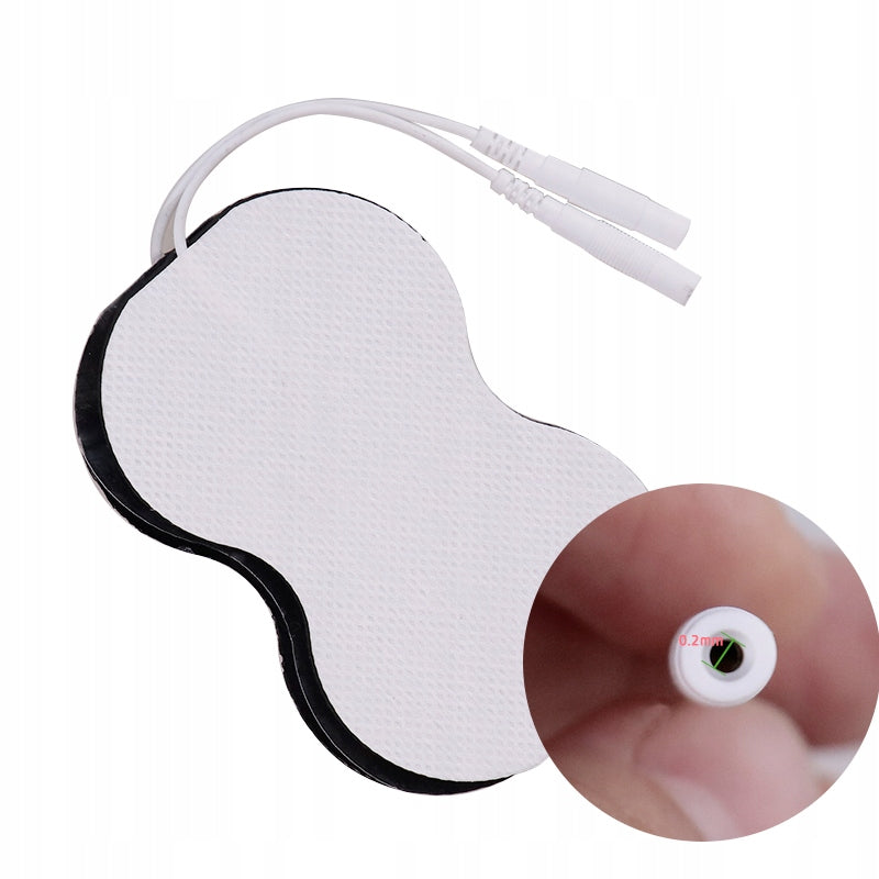 GEL ELECTRODES TENS EMS ELECTROSTIMULATOR 4x Color white