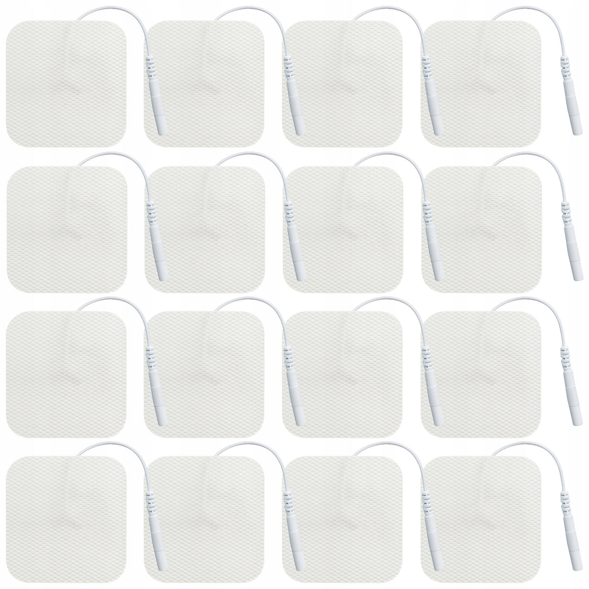 GEL ELECTRODES TENS EMS ELECTROSTIMULATOR OVERLAY 16 pcs 5x5 cm pad Manufacturer code 37675