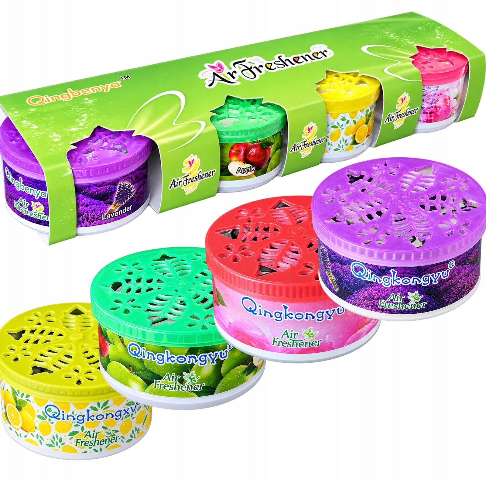 GEL FRAGRANCE 6x3CM set of 4 gel freshener